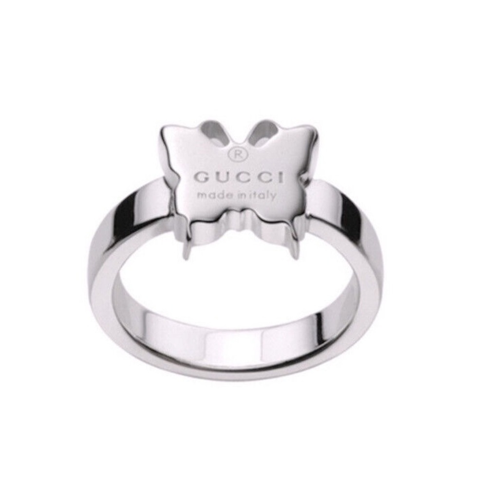 BRAND NEW ✨ GUCCI Sterling Silver Butterfly Ring - Picture 3 of 8